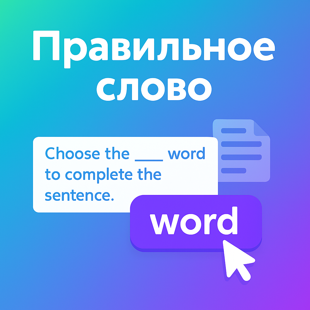 Правильное слово